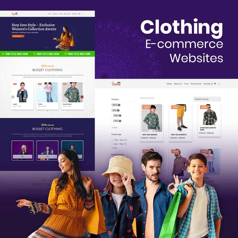 Budjet Clothing Ecommerce Websites