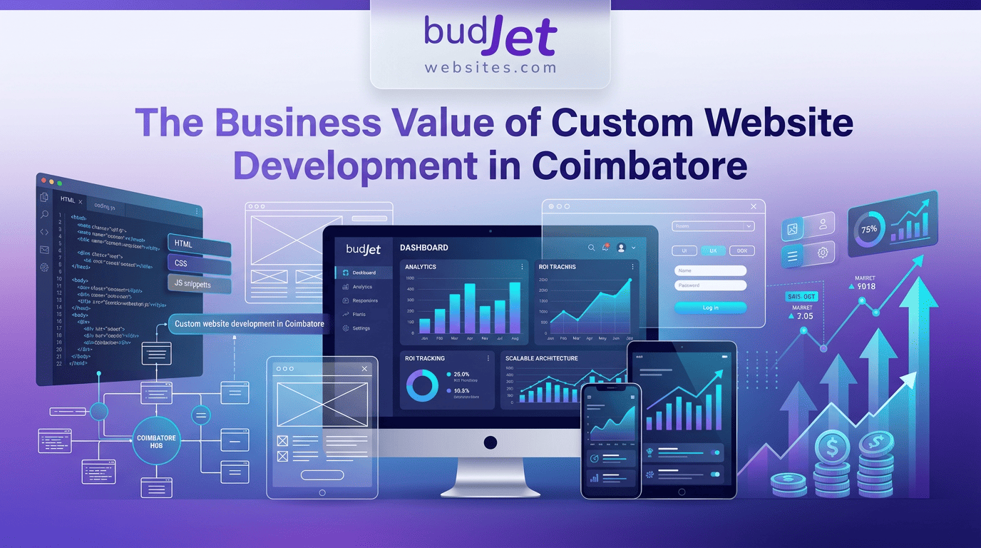 Custom website development in Coimbatore