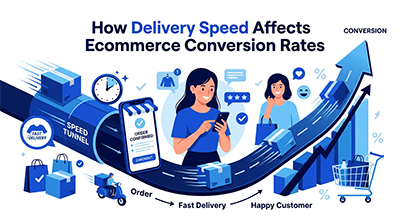 Delivery speed and ecommerce conversion rates