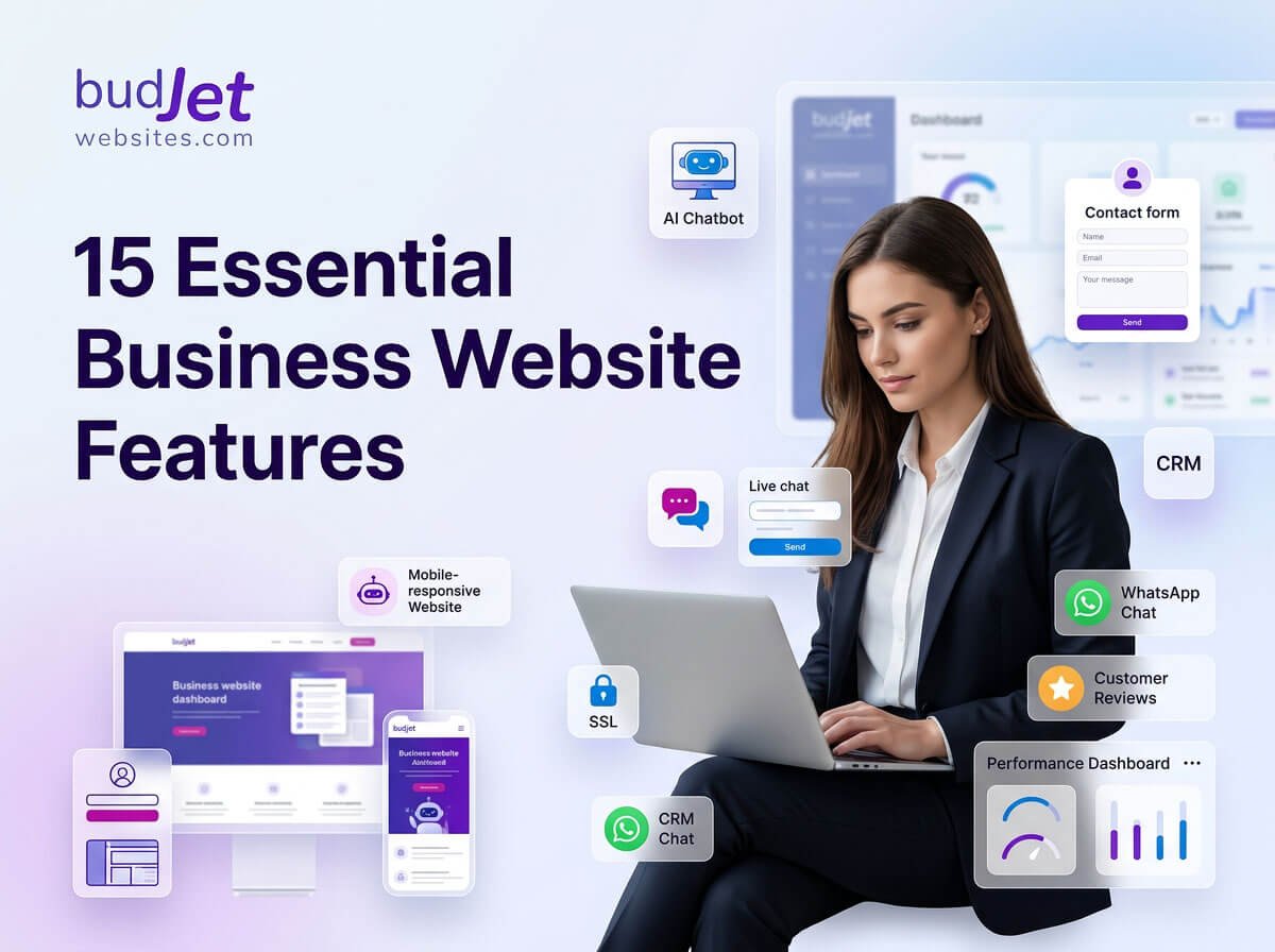 Essential website features required for a modern business website
