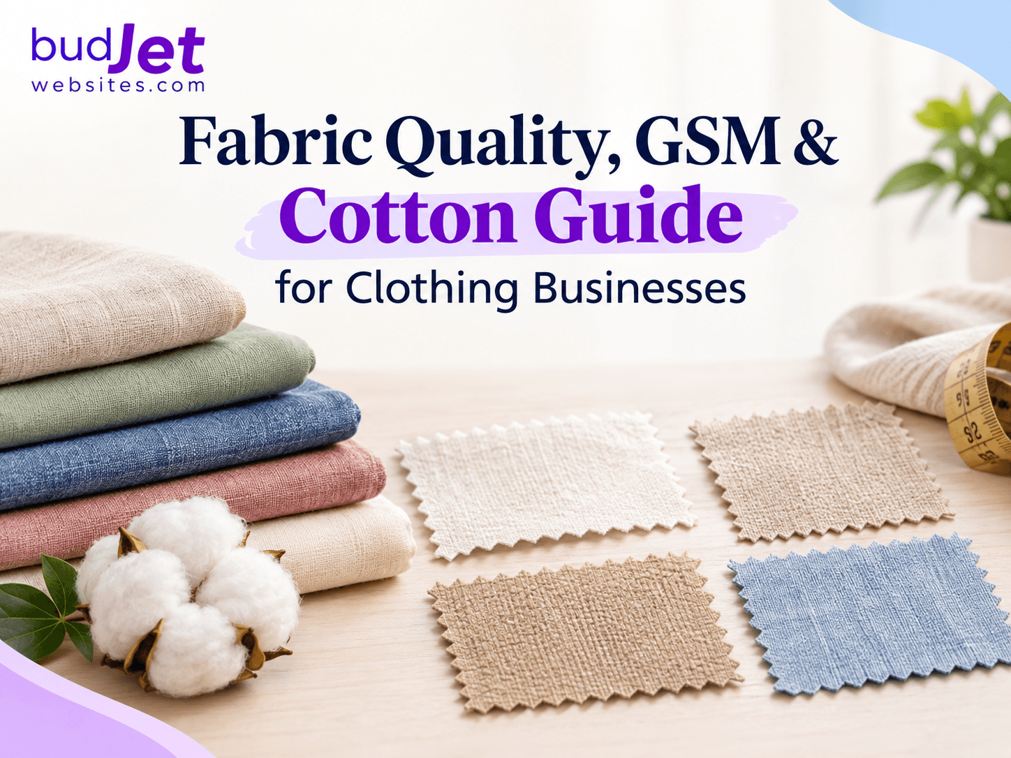 Fabric quality, GSM and cotton guide for clothing businesses
